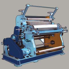 Single Face Paper Corrugation Machine Vertical Type